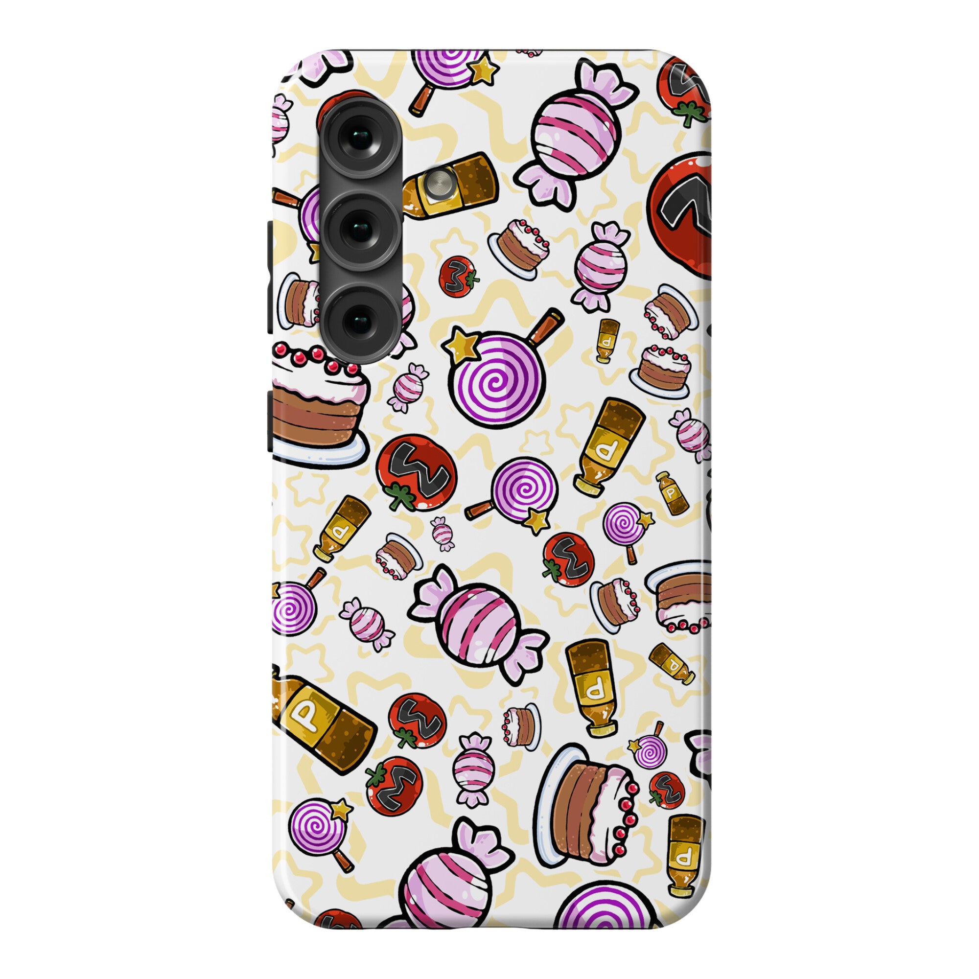 Kirby Munchies Pattern Phone Case